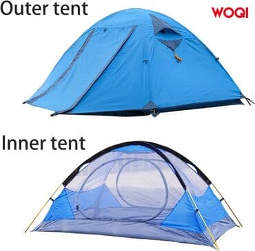 çadır kamp: Cadir palatka teze mallar 🔺2 qat parca 4 fesil cadir 🔺200x200 sm — 3