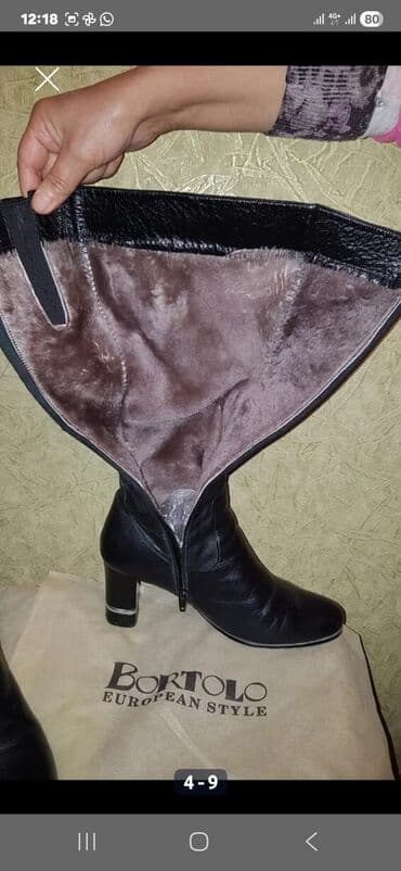 резиновые сапоги баку: Размер: 39, цвет - Черный, Б/у — 5