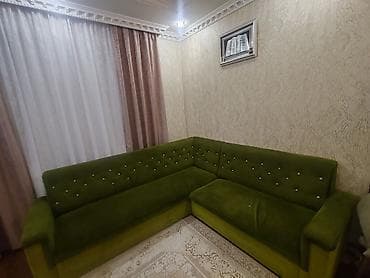 велюровые ковры для дома: Диван, Б/у, Нераскладной, Без подьемного механизма, Велюровая ткань — 3