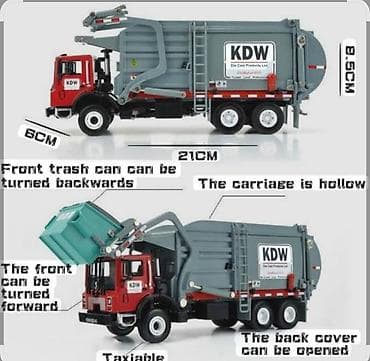 maket: KDW Die-Cast Zibil Maşını modeli - Material: tökmə metal (die-cast) — 8