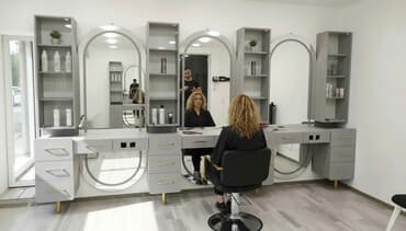 yazı masasl: Makiyaj üçün masa, Güzgülü — 1