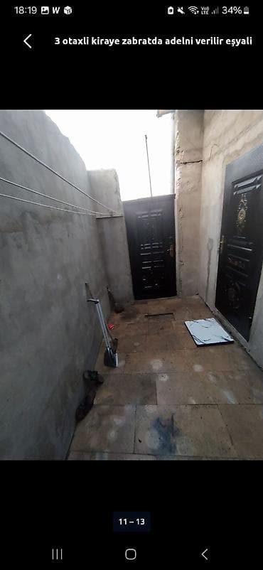 kirayə zabrat: 75 kv. m, 3 otaqlı, Kombi, Qaz, İşıq — 4