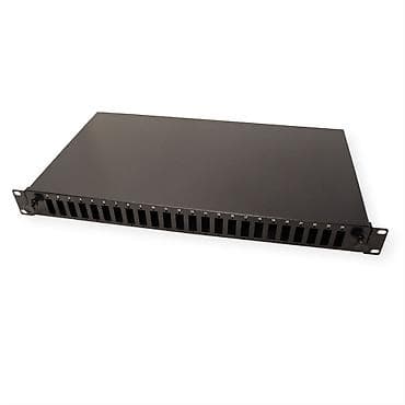 12 portlu fiber optik patch panel satılır. Server və telekommunikasiya — 1