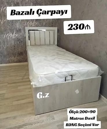 Təknəfərlik çarpayı, Bazalı, Matras ilə lalafo.az -da Təknəfərlik çarpayı, Bazalı, Matras ilə