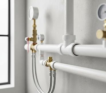 Bu ağ rəngli T formalı boru birləşməsi, boru sistemlərində axını üç