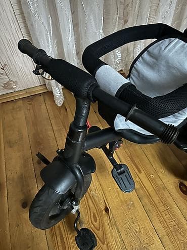 velseped: 1-5 yaş uşaqlar üçün 3 tekerli zontikli+ valideyn üçün idare eleme — 3