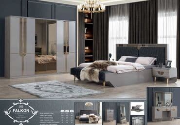 Rəflər: İkinəfərlik çarpayı, Dolab, Termo, 2 tumba, Yeni — 1