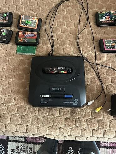 evvoli tv: SEGA Mega Drive 2 (16-Bit) oyun konsolu seti Komplekt: - SEGA Mega — 2