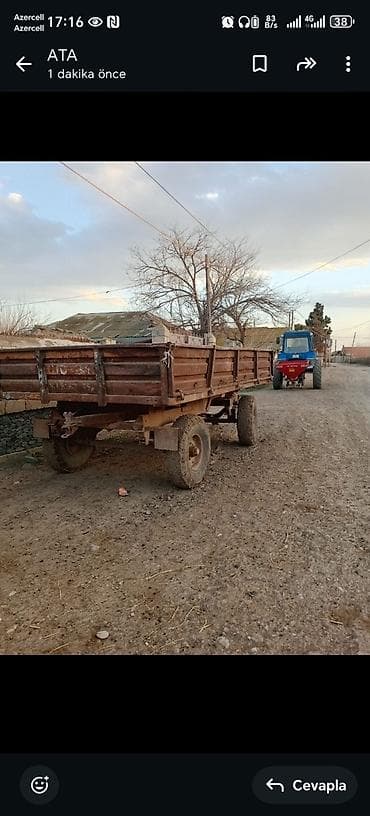 diski teker type 1: Kənd təsərrüfatı üçün qoşqu (traktor qoşqusu) Traktor 6100 azn qosqu — 1