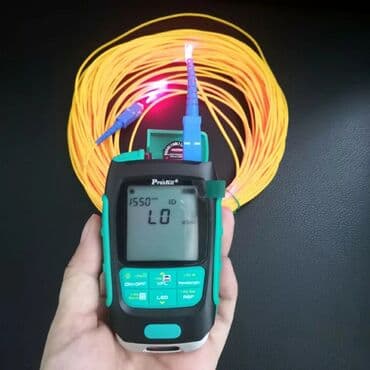 indikator: Fiber-optik qüsur defektoskopu. Model: ProsKit MT-7616 -LED ekran — 3
