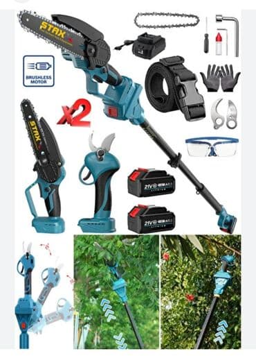 ot biçən alətlər: Odundoğrayan batareyalı Ağacbudayan batareyali başlıqla birlikdə — 1