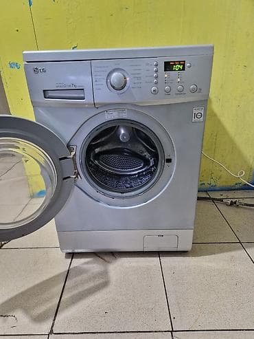 Техника и электроника: Стиральная машина LG, 7 кг, Б/у, Автомат, Есть сушка, Нет кредита, Платная доставка — 3