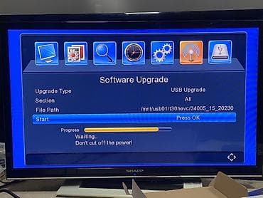 Ручная работа на заказ: Sharp LCD televizor
Ledləri təzələnib 
Ekranda yalnız 1 xətt gedir — 1