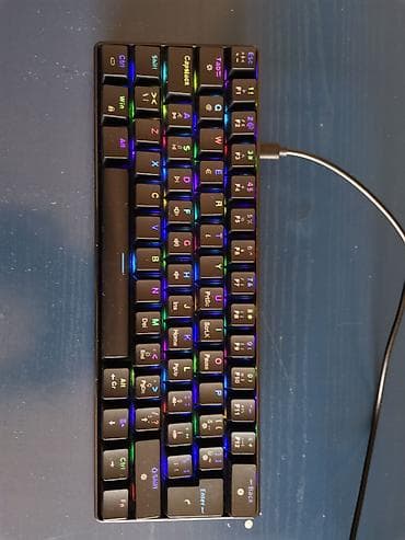 yeni modem: 🔥 Blic T60 Red Switch RGB Mechanical Gaming Keyboard – Qara / Peşəkar — 2
