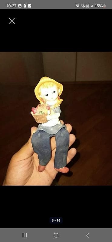 qum saati sekiller: Fiqur, Keramika, rəng - Ağ — 4