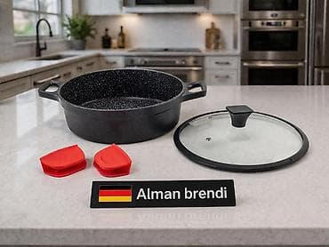 par qazanı: Tava, rəng - Qara, Qranit, Almaniya — 2