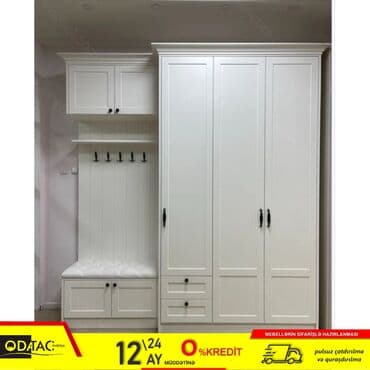 Dolablar: Yeni, Açılan, 3 qapılı Düz dolab, Dəhliz dolabı, Azərbaycan — 1