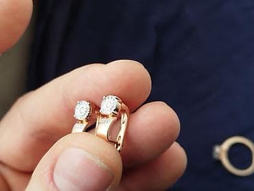 apple watch 7: Dəstə daxildir: Üzük, Sırğa, Sarı qızıl, 585 Əyar — 5