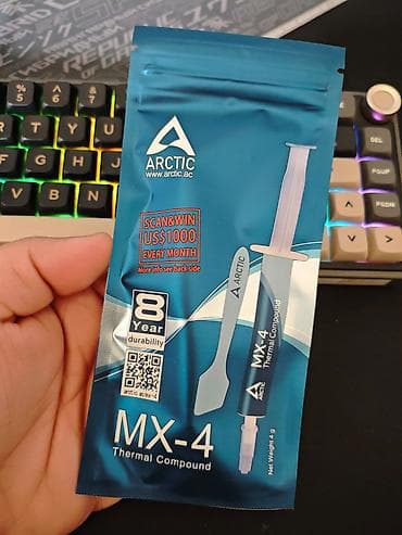 Arctic MX4 4g termopasta butun nov prosessorlar ucun istifade edile