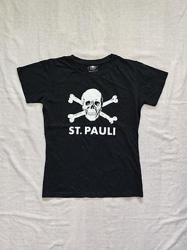 köynəy: ST. PAULI Skull black tshirt (orginal) 
Price:25₼
Size:M — 1