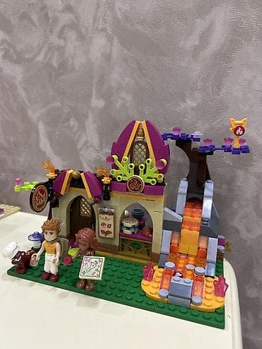 oyuncaq vertalyot: LEGO Elves mövzusunda qurma dəsti – sehrli çörəkxana/sobaxana səhnəsi — 2