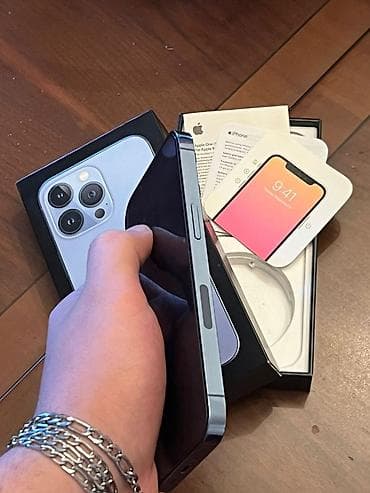 iphpne 13: IPhone 13 Pro, 128 GB, Sierra Blue, Face ID — 9