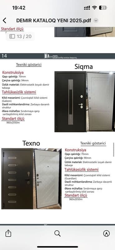 kohne qapilar: Mənzil üçün Yeni Giriş qapısı 90x205 sm Zamok ilə, Zəmanətli, Pulsuz quraşdırma, Pulsuz çatdırılma — 5