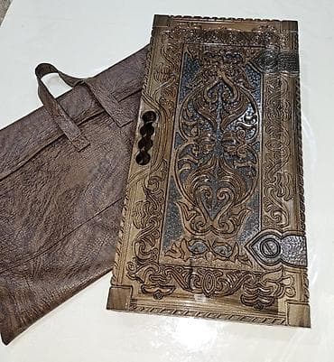 Xüsusi hədiyyəlik üçün hazırlanmış əl işi nərdtaxta təcili ucuz — 1