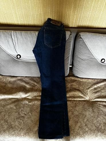 cins walvar: Klassik tünd mavi cins şalvar - Kəsim: düz (straight), gündəlik və — 2