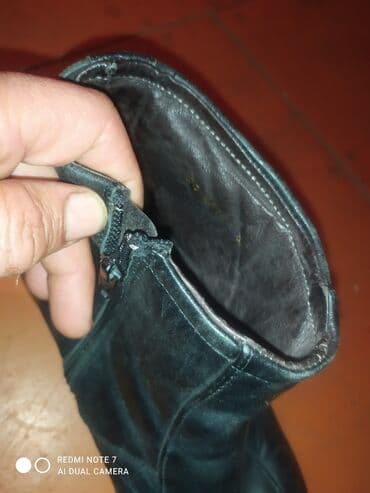 qış botları: Məhsul: Bata Comfort kişi qısa çəkmələri - Material: təbii dəri üst — 5