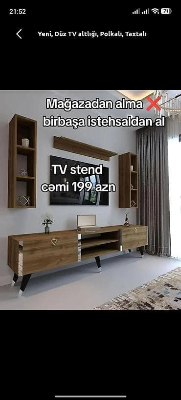 Yeni, Düz TV altlığı, Polkalı, Taxtalı