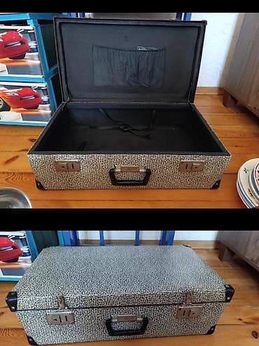 Çamadanlar: Klassik sərt korpuslu çamadan/çantа qutusu - Material: sərt korpus — 1