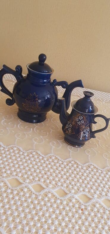 qədimi çaynik: Yeni, rəng - Göy, Çaydan — 1