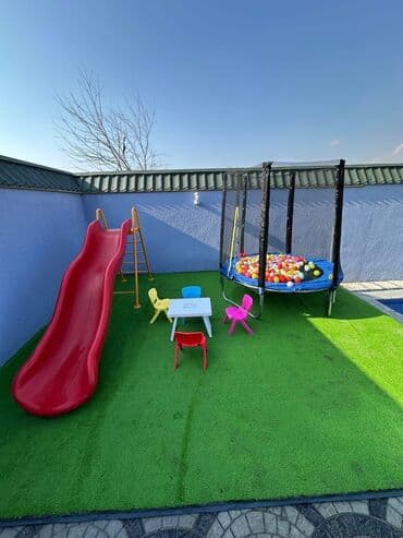 дом с бассейном: 200 kv. m, 3 otaqlı, Kombi, Qaz, İşıq — 2