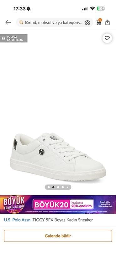 U.S. Polo Assn. TIGGY 5FX – ağ qadın sneaker Argınal polodur . Baha — 3