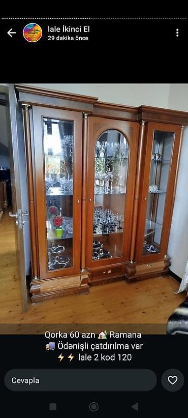 Avtoservis avadanlıqları: Şüşəli dolab vitrini — 1