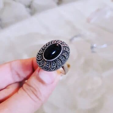 tək qaş: Üzük, Gümüş, 925 Əyar — 5