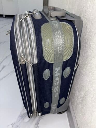 прозрачная сумка в роддом оптом: M&S brendi - Rəng: tünd göy - Material: tekstil korpus — 1