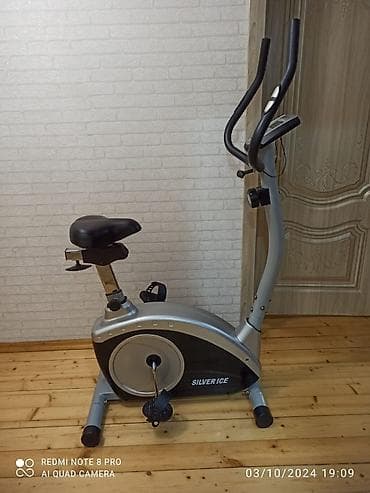 Silver Ice markalı stasionar velosiped. Evdə idman etmək üçün