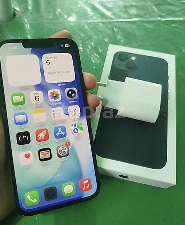 Мобильные телефоны и аксессуары: IPhone 13, Голубой, Беспроводная зарядка — 4