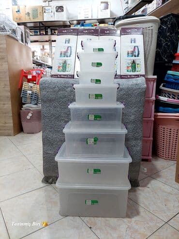 Termoqablar: Saxlama qabi her olcude box konteyner 1 litr 2 litr 3 litr 5 litr 9 — 6