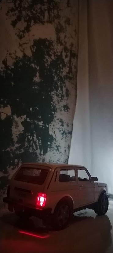 Спорт и хобби: RC model avtomobil – LADA Niva (1:24 təxmini miqyas) - Korpus: ağ — 2