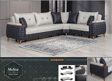 divan alışı: Melisa künc divan – Woodpecker Fabrik istehsalı mebellərin topdan — 1