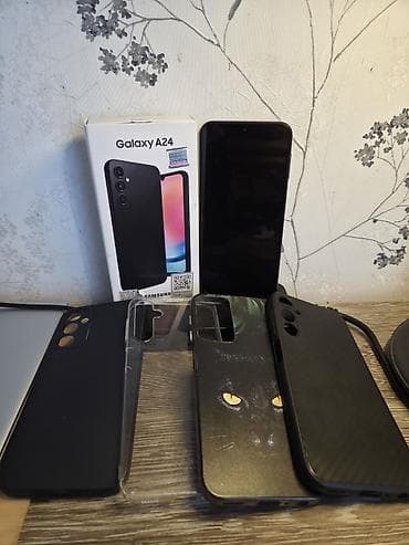 w202 pms beyni: Samsung Galaxy A24 4G, 128 GB, rəng - Qara, Face ID — 10