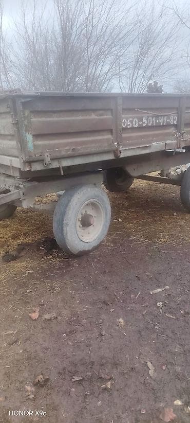 Su nəqliyyatı: Kənd təsərrüfatı üçün qoşqu (traktor üçün) - 2 oxlu, 4 təkərli — 2