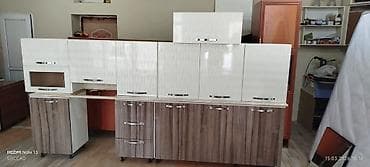 Mətbəx mebeli satılır. *Qiymət 480 azn* Ölçü 4.20sm. Matreal Mdf — 1