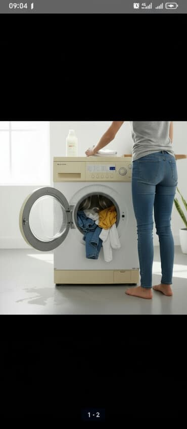 Ütülər və buxarlayıcılar: Paltaryuyan maşın Samsung, 5 kq, İşlənmiş, Avtomat, Qurutma var, Kredit yoxdur — 1