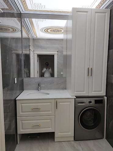 Hamam üçün moydadır və güzgü dəstləri – fərqli dizayn variantları — 8
