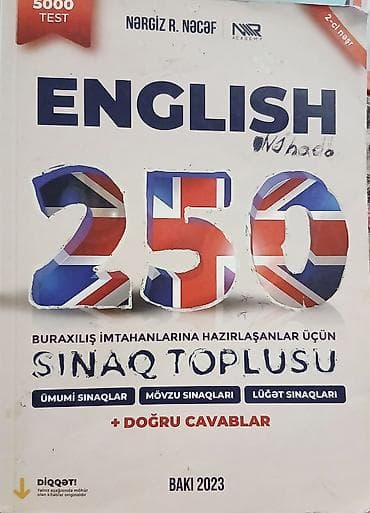 array informatika pdf: Məhsul: “ENGLISH 250 – Buraxılış imtahanlarına hazırlaşanlar üçün — 1