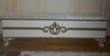 двуспальная кровать с подъемным механизмом: Двуспальная кровать, Турция, Б/у — 4